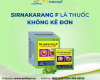 Thông báo: Thuốc cốm Sirnakarang F là thuốc không kê đơn