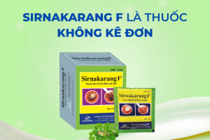 Thông báo: Thuốc cốm Sirnakarang F là thuốc không kê đơn